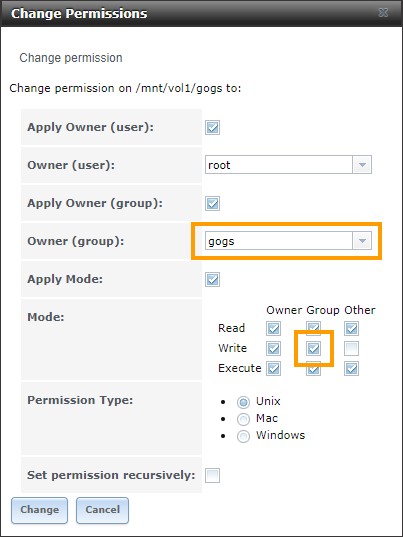 Dataset permissions