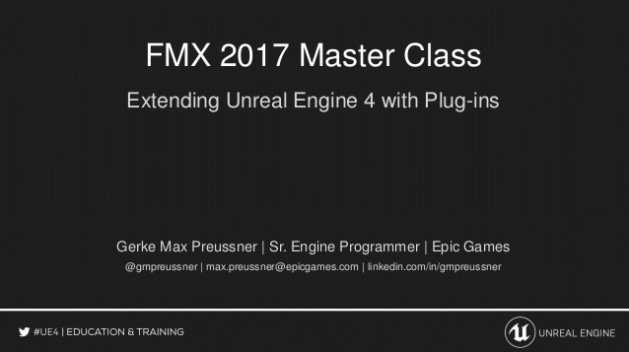 Extending Unreal Engine 4 with Plug-ins